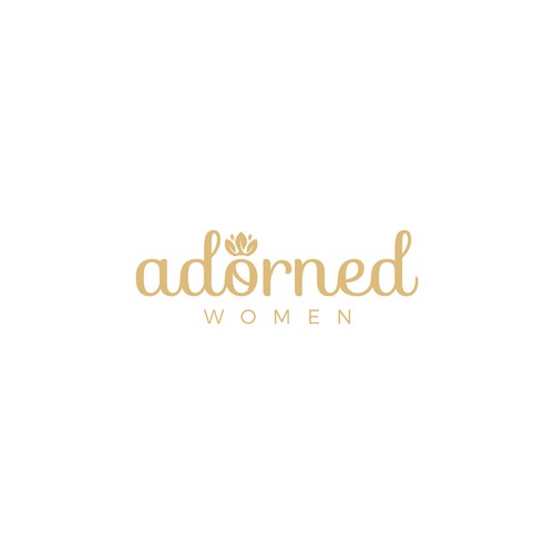 A feminine logo for a women's ministry that incorporates a crown. Design by SteffanDesign™