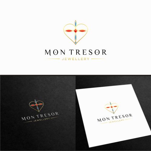 Unique Jewellery brand logo design Design by Inara*