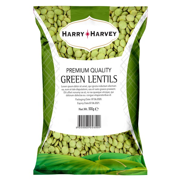 Green lentils 