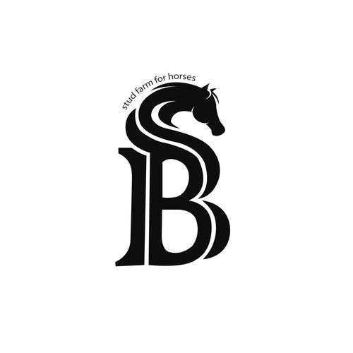 combine letter S and B to implies horses | Logo design contest