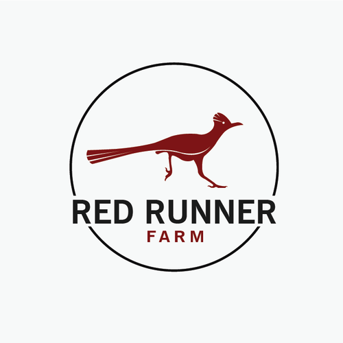 Create a roadrunner logo for Red Runner Farm Design by Parbati