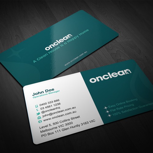 cleaning business cards ideas