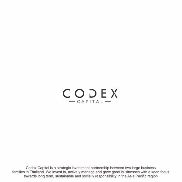 Design by Joy Setiawan titled "Codex Capital"