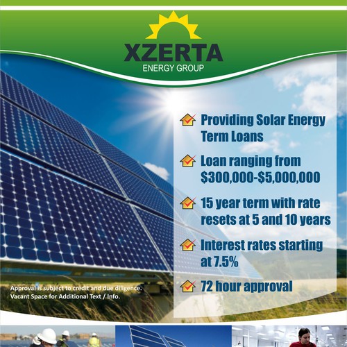 Flyer design for a Solar Energy firm Ontwerp door FingerTip