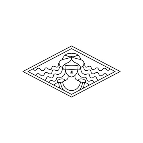 Fortuna Goddess Logo for Luxury French Jewelry House Design by HandriSid