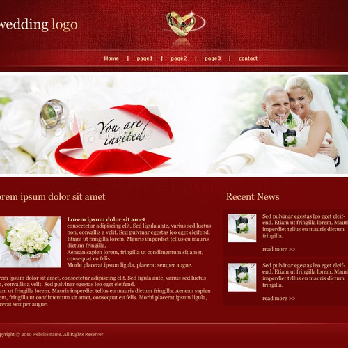 1-3 Page Website Template Design von webpagini