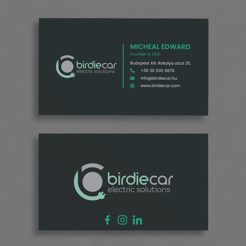 business card for company called birdie Design by moshiur008