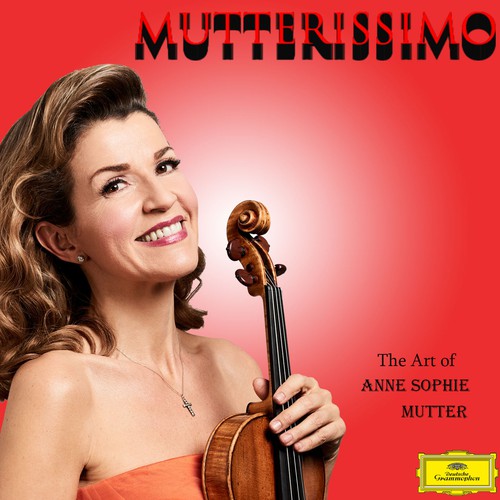 Illustrate the cover for Anne Sophie Mutter’s new album Réalisé par MagicBrush