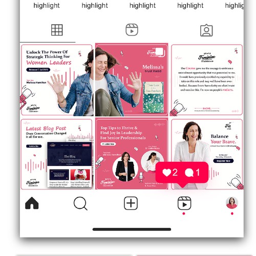 Designs | Level up our Instagram | Social media page contest