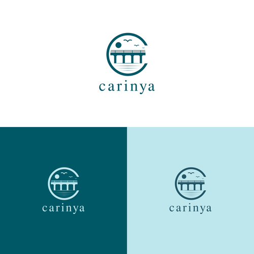 A logo for Carinya Apartments Design by J Co