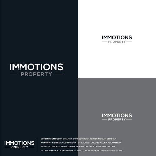 Logo IMMOTIONS PROPERTY Design by creativziner