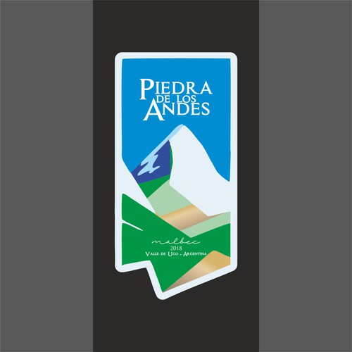 Malbec Wine Label for an Argentinian Winery Design by MaxMartorelli
