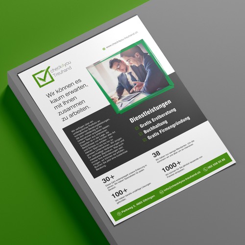 Design-Entwurf in der Kategorie Postkarten, Flyer & Printdesign von Justdesign®