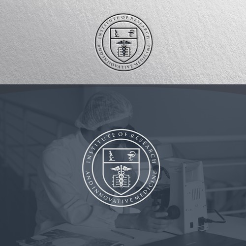 Design a professional logo for A Medical Research Institute