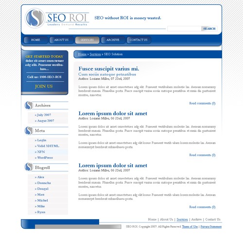 $355 WordPress design- SEO Consulting Site Diseño de mrpsycho98