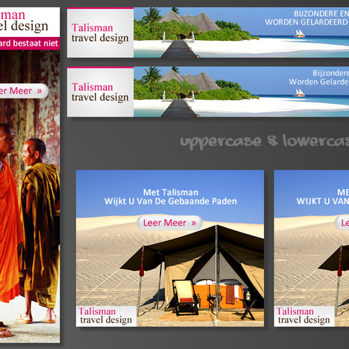 New banner ad wanted for Talisman travel design Design by Java Artwork