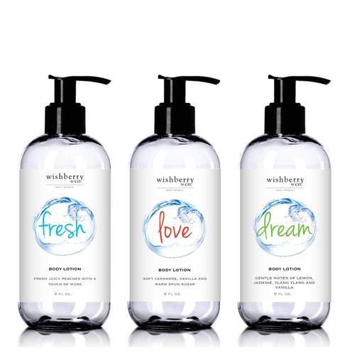 Wishberry & Co - Bath and Body Care Line Design by Luabaunza