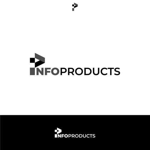 InfoProducts.com - Logo & Branding Design by ray