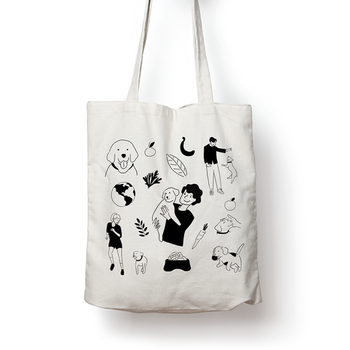 TOTE BAG DESIGN - Sustainable Dog Food Company needs tote bag Design réalisé par Sonagi