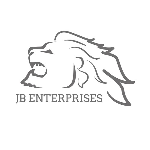 A negative space lion logo and graphic profile Design by _lucas_