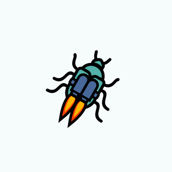 Growth beetle logo