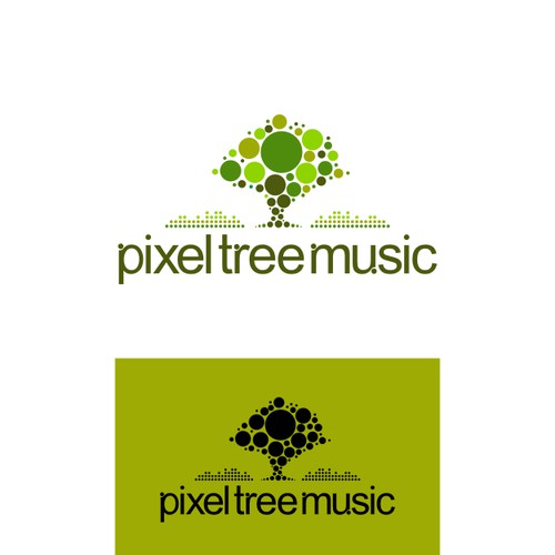 Pixel Tree Music needs a new logo Diseño de bachas