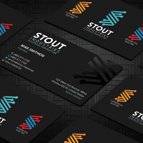 Electrical Contractor needs sleek business card Design by Taaiebah