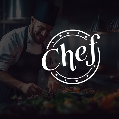 "CHEF": Food & Cooking Social Media Logo Design by reflect the style ™