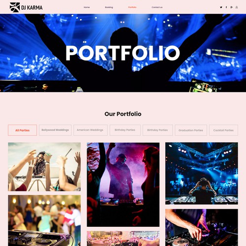 dj karma - playing good music since 2007 Design by Digitechtic