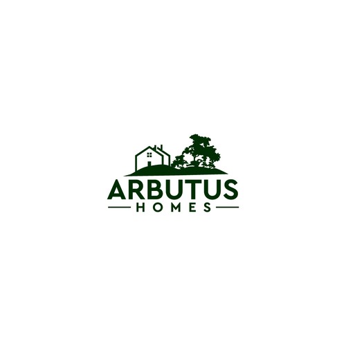 Design di Real estate company needing a powerful logo showcasing an Arbutus Tree silhouette with a home beside, include a mountain di Rekker