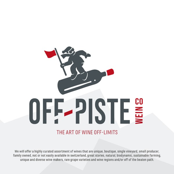 Design by Henning Bo titled "Logo for a wine distributor"