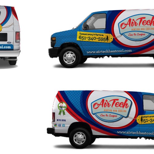 Create the next signage for Airtech heating and cooling Design by Priyo