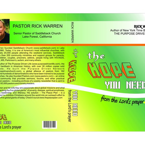 Design Rick Warren's New Book Cover Diseño de ashdezyn