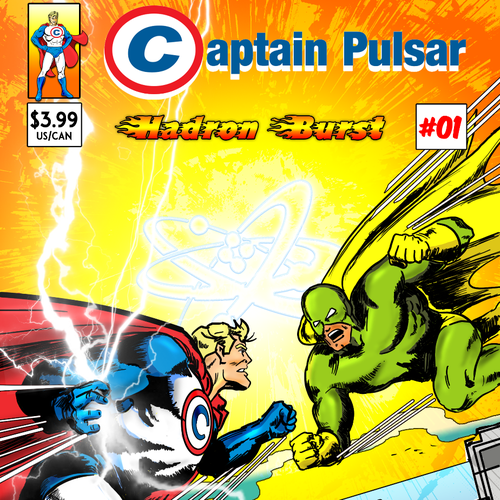 Captain Pulsar First Edition Comic Concept Design by Argo Studio