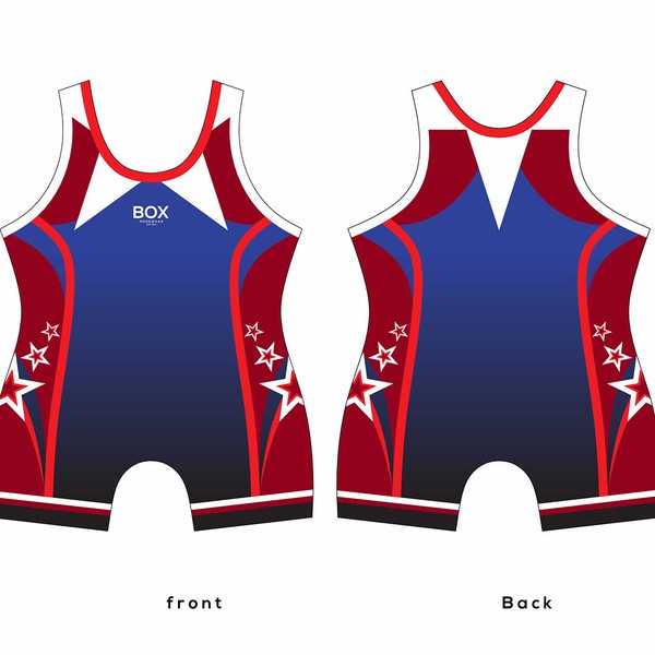 wrestling jersey design for Box menwear