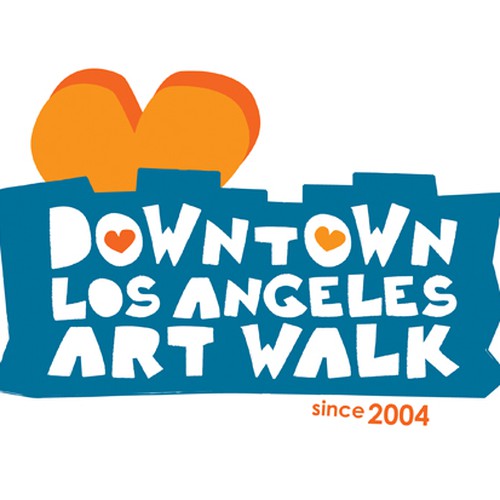 Downtown Los Angeles Art Walk logo contest デザイン by LEBdesign