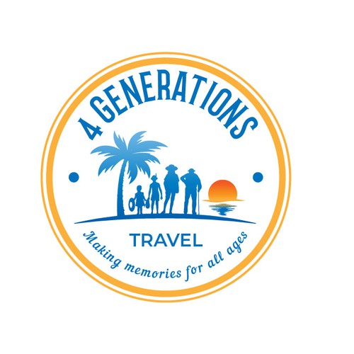 Diseño de Branding and Logo for Four Generations Travel Agency de Ani Lokin