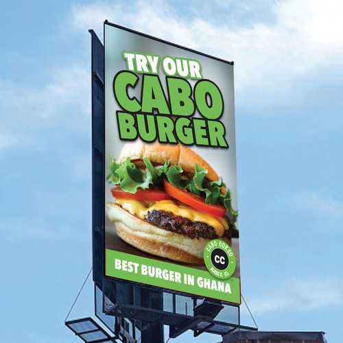 Billboard for Burger Company Design by Jamuga