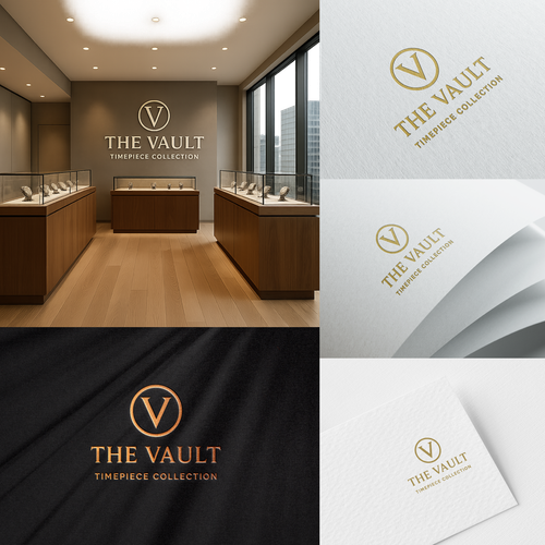 The Vault | Timepiece Collection Logo Contest Design by YaRa_11