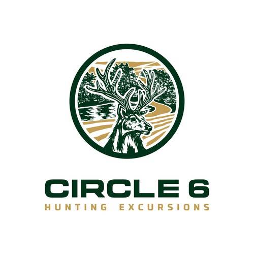 New Logo for an amazing outdoor hunting adventure called Circle 6 Design by lynxinvasion™