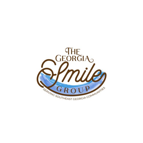 Classy logo for growing dental group in Southeast Georgia Design by Rita Harty®