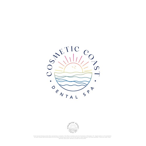 Design old money aesthetic for boutique cosmetic dental office located on the coast on NC Design by B.Achrafhb