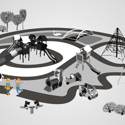 Create an interactive story telling set with board and characters Design von boguszowa1