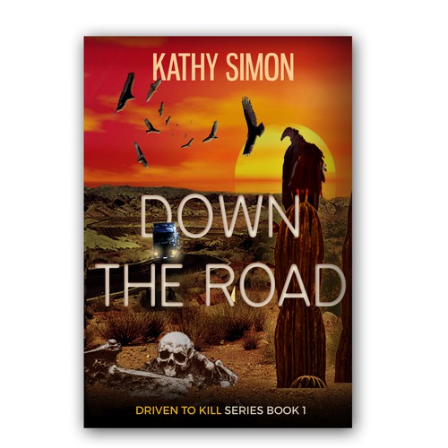 Cover for book about a serial killer Design by Kristin Designs