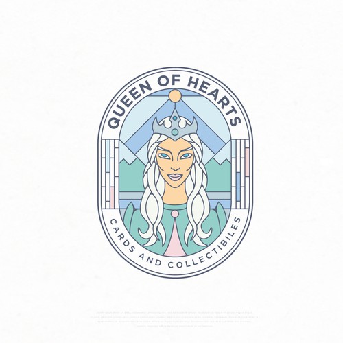 99d: Queen of Hearts collectibles logo Design by Lah-dee-dah