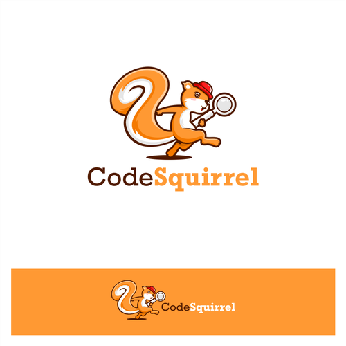 Playful and professional squirrel logo for a software development company Design by .ARTic.