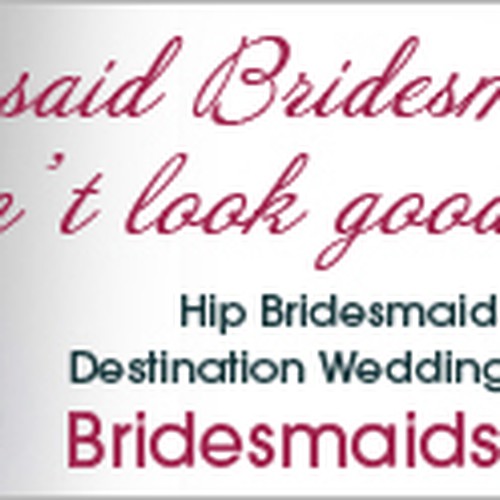 Wedding Site Banner Ad Ontwerp door smeagol