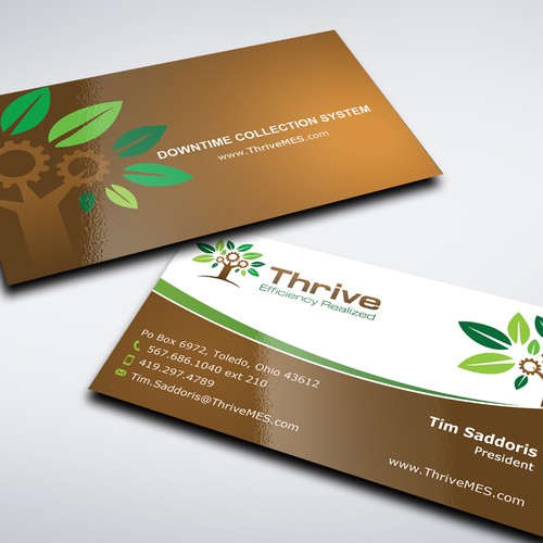 Create the next stationery for Thrive Ontwerp door conceptu