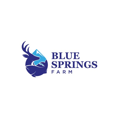 Logo for our Der hunting and bass fishing recreational farm Design by M1SFA