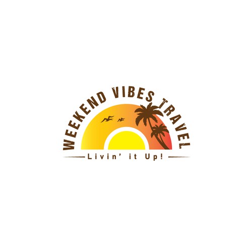 Design a Travel Logo for Weekend Vibes Travel Design by Pragiee